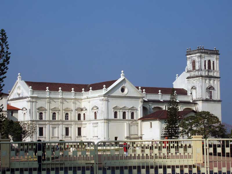 Museum of Christian Art Goa exterior showing Convent of Santa Monica