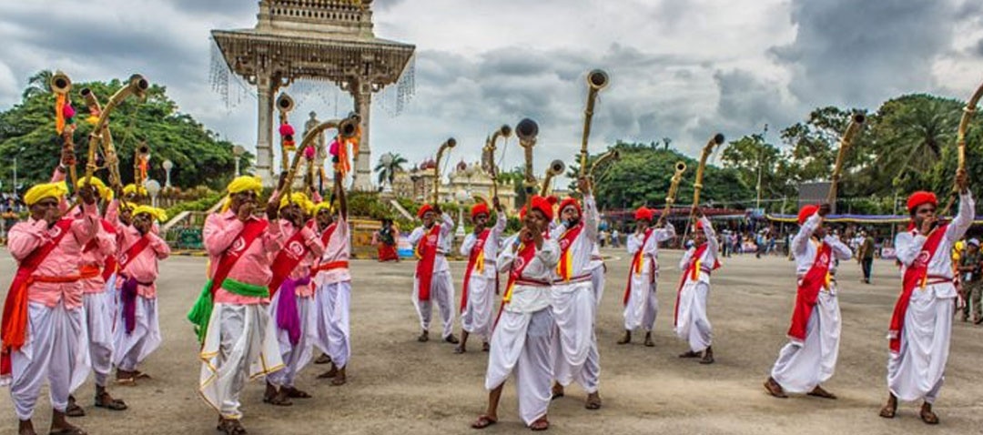Mysore Palace during Dasara festival