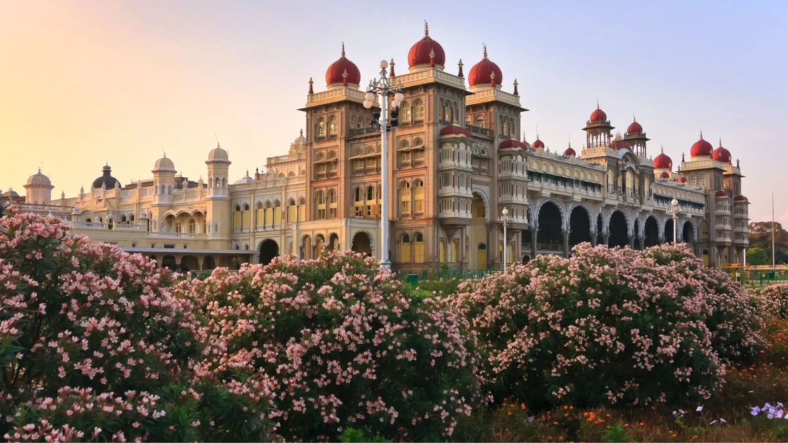 Gardens surrounding Mysore Palace