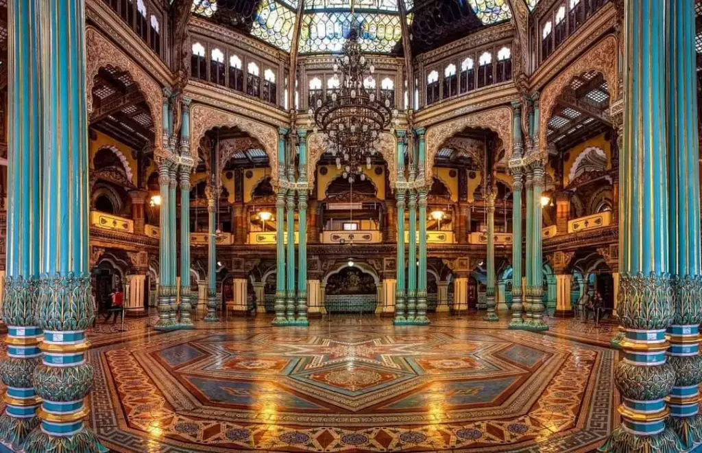 Intricate interiors of Mysore Palace