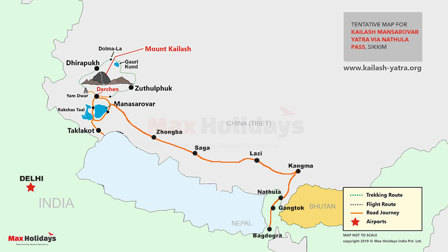 Practical day route planning from Gangtok to Nathula Pass