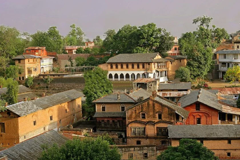 Traditional village in Kangra