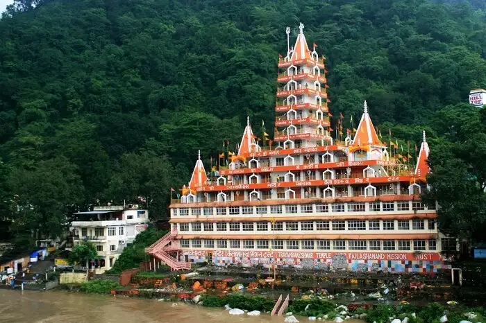 Ancient temple in Rishikesh forest