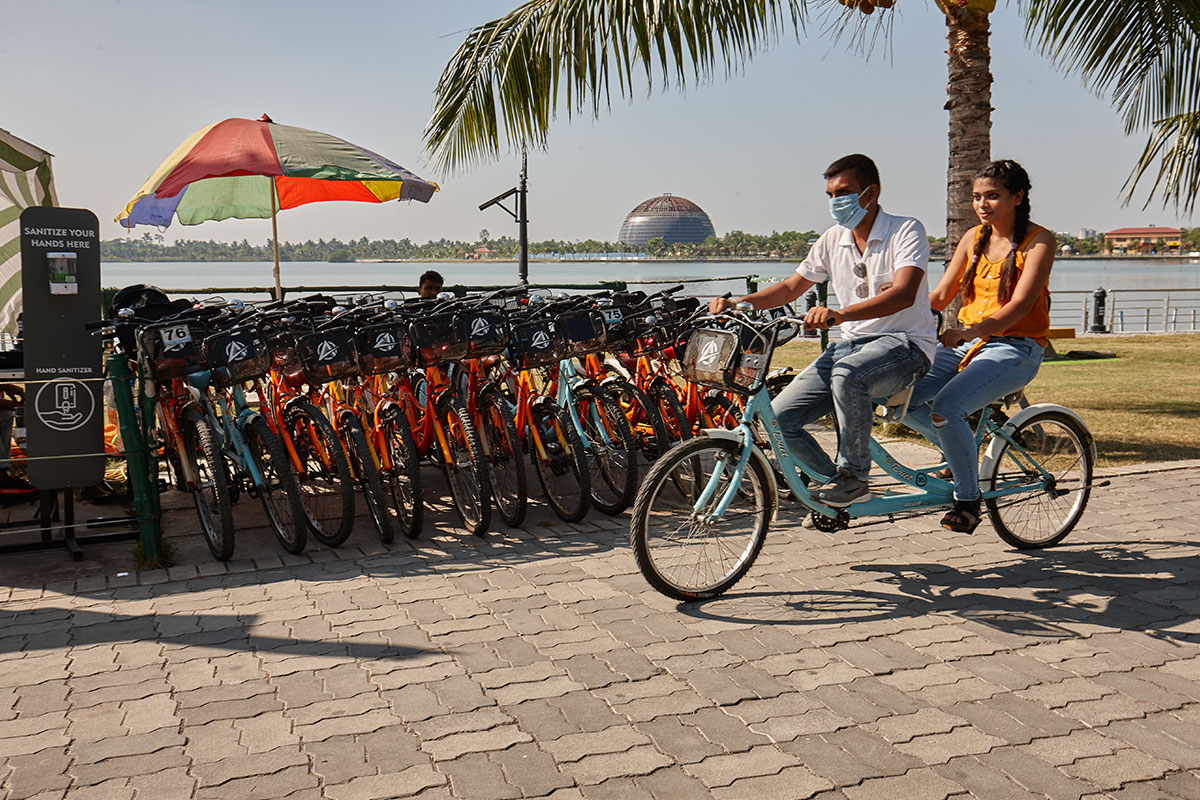 Cycling in Kolkata parks