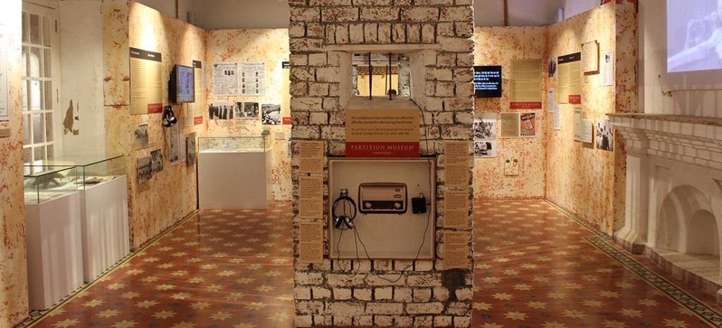 Gallery section inside Partition Museum Amritsar