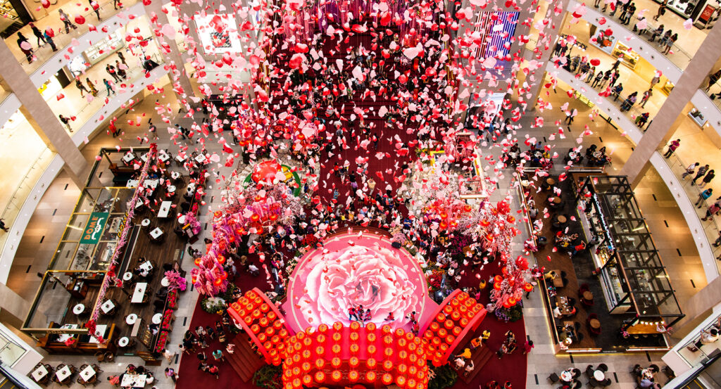 Interior shopping precinct at Pavilion KL