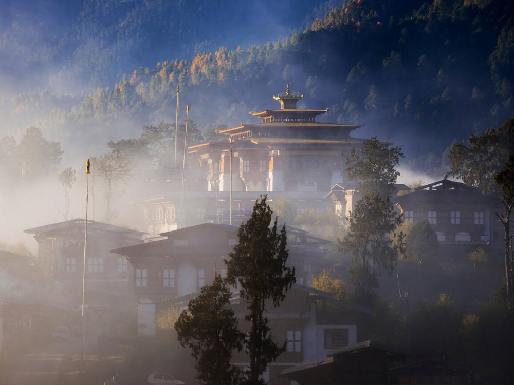 Gangtey Monastery overlooking Phobjikha Valley