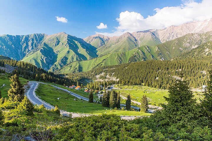Mountain photography location near Almaty with alpine landscape