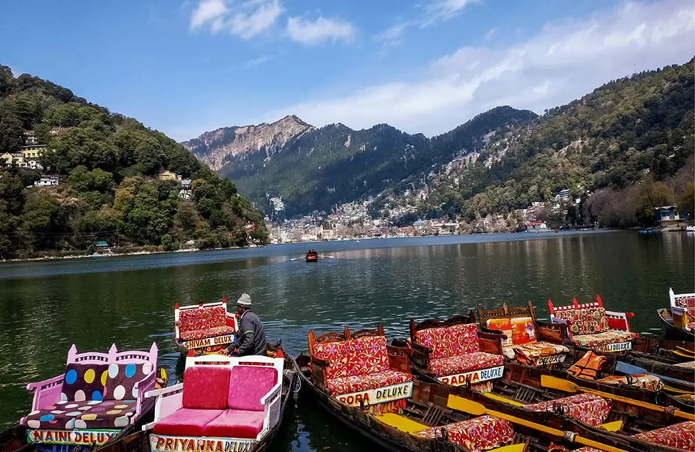 Morning reflections at Naini Lake in Nainital
