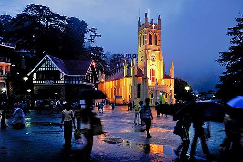 Christ Church Shimla photo composition