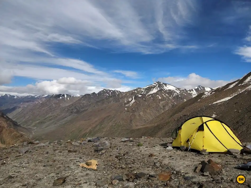 High altitude camp during Pin Parvati trek