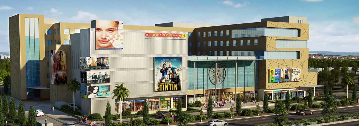 Modern mall shopping floor in Bhubaneswar