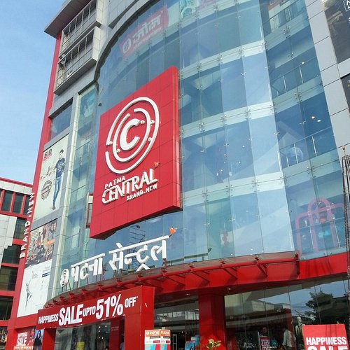 Modern shopping mall in Patna with branded stores and shoppers enjoying contemporary retail experience
