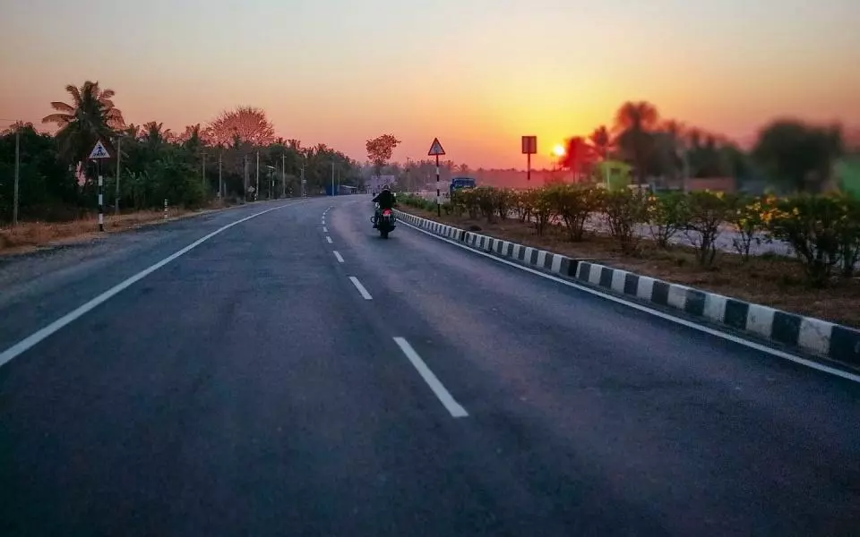 Early morning start for a day trip from Bangalore