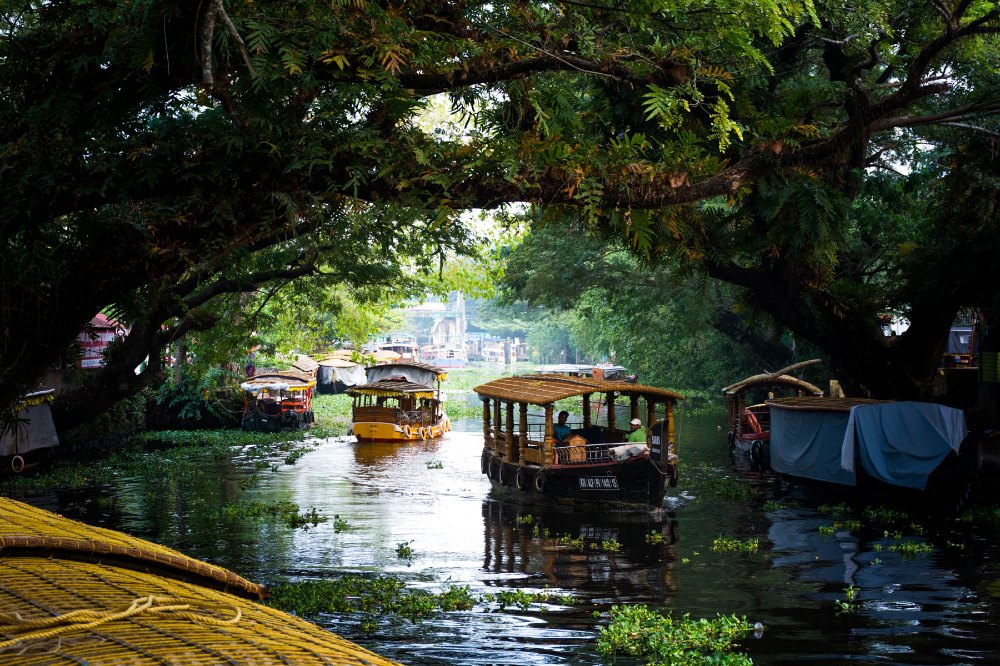 Temple and heritage architecture near Alleppey