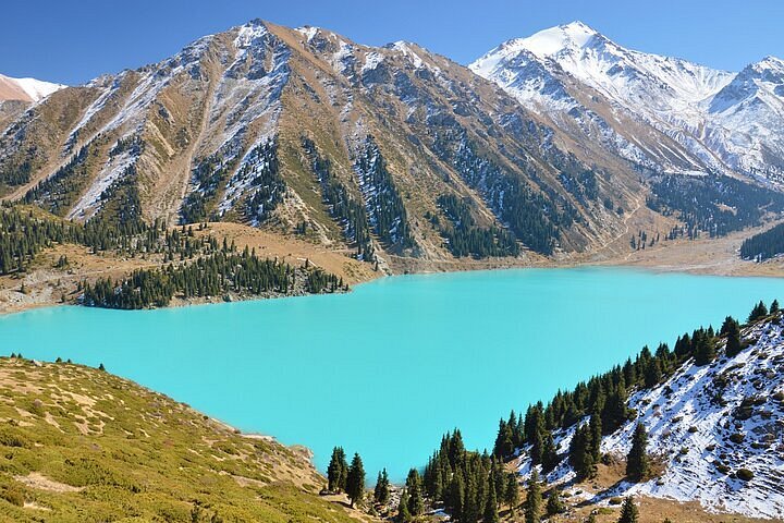 Big Almaty Lake turquoise waters
