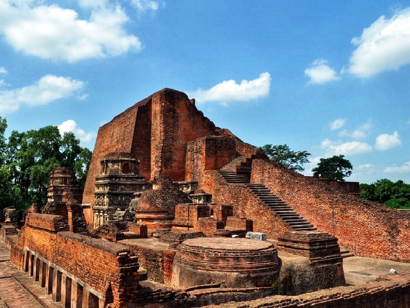 Historic heritage site view in Bihar