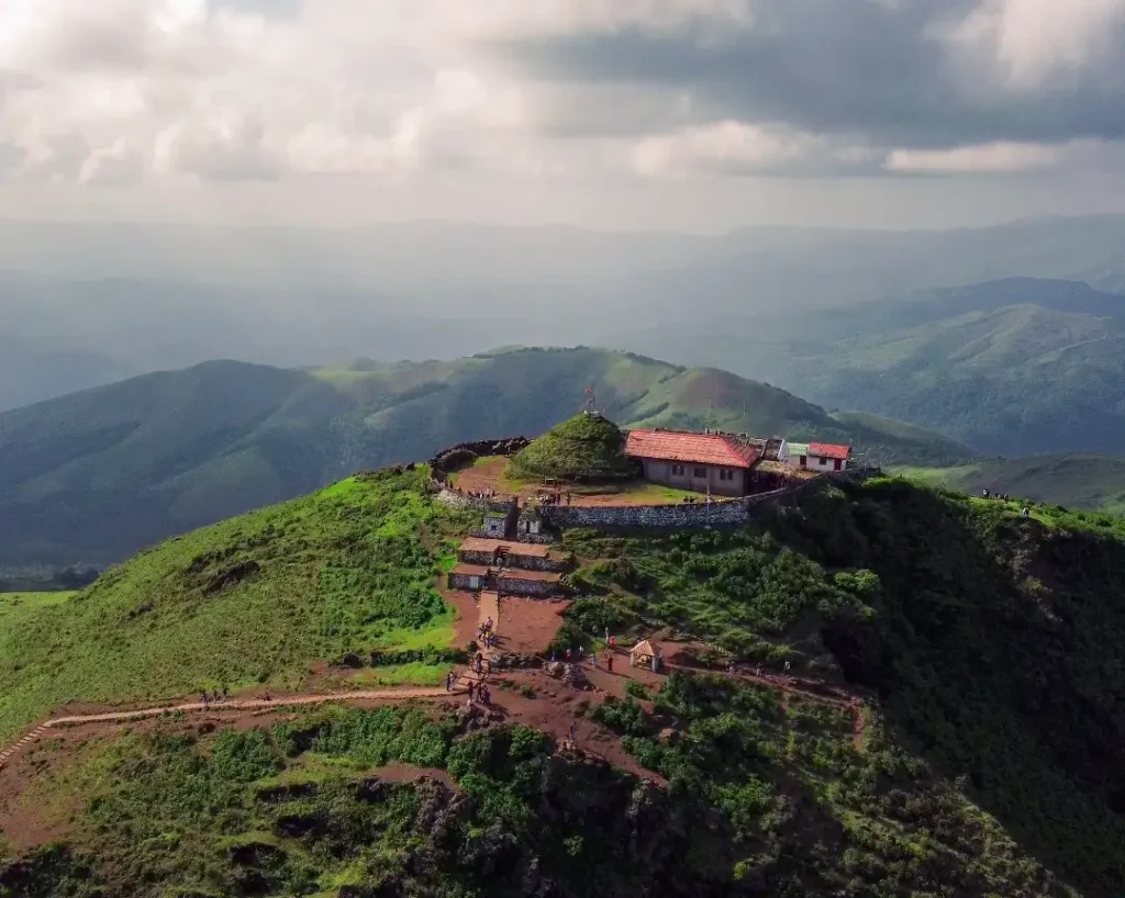 Chikmagalur hill landscape with coffee estates and mountain views