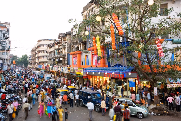 Local market scene in Chittoor with vendors and regional products