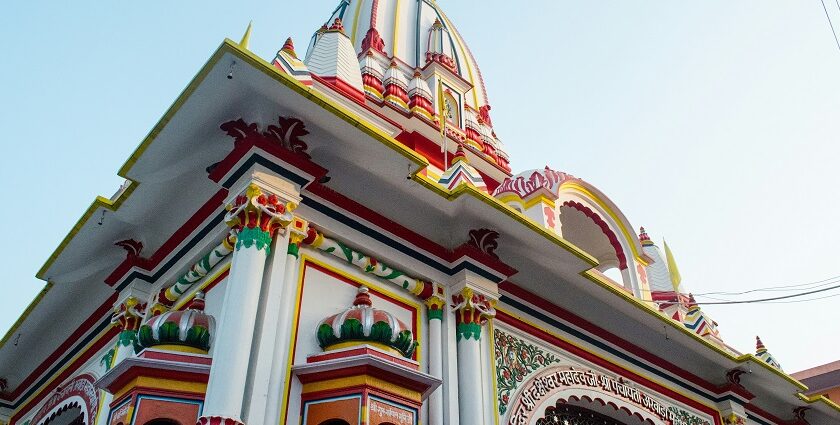 Traditional temple architecture in Chittoor district
