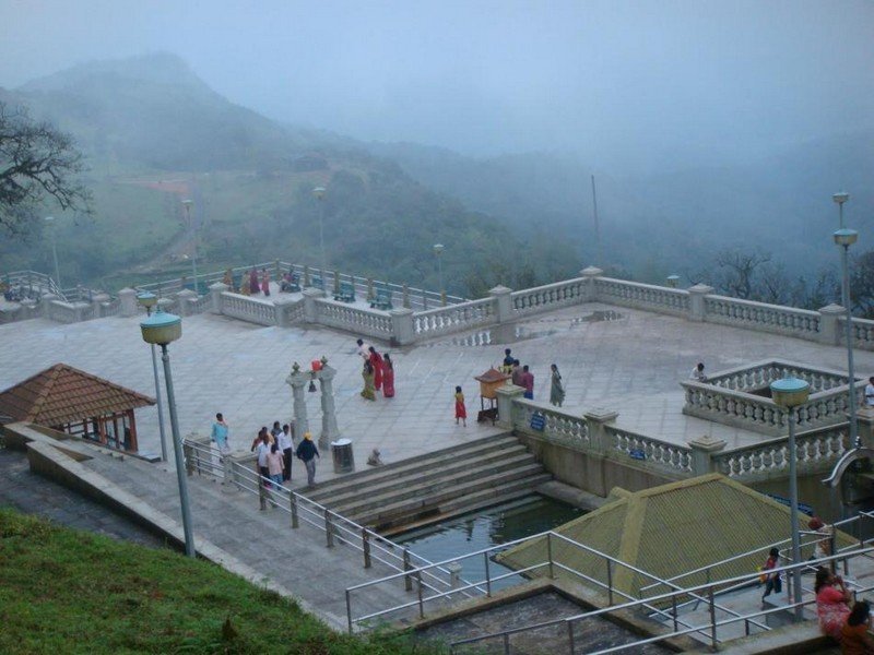 Talakaveri Temple at the source of River Cauvery