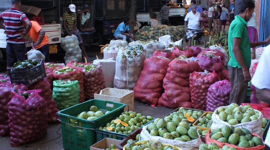 Dambulla Economic Centre showing wholesale vegetable market operations