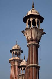 Jama Masjid minarets in Old Delhi
