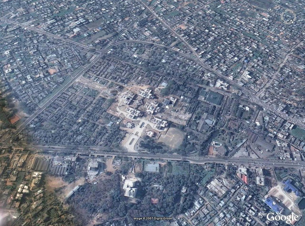 City view around Dispur and Guwahati capital area