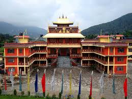 Rumtek Monastery architecture near Gangtok Sikkim