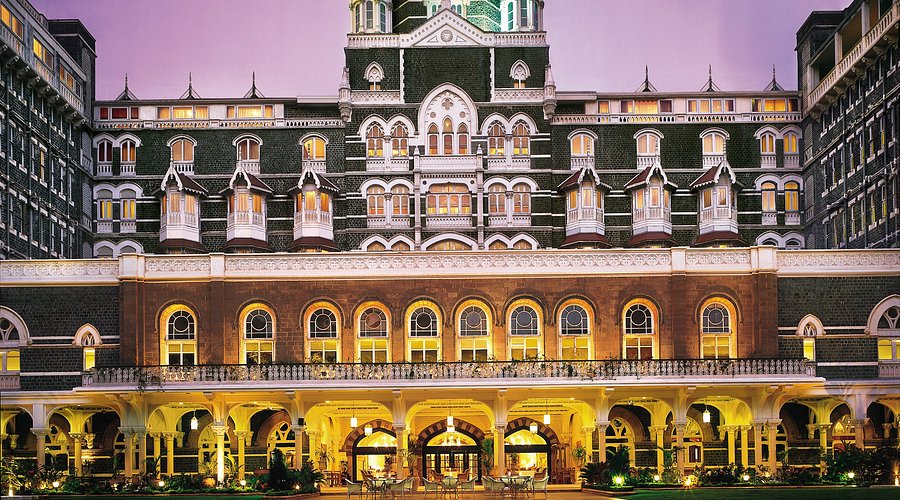 Taj Mahal Palace Hotel with its iconic dome and waterfront location