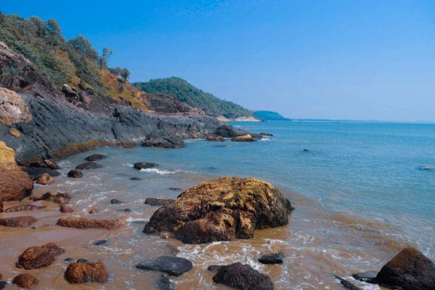Half Moon Beach Gokarna secluded cove