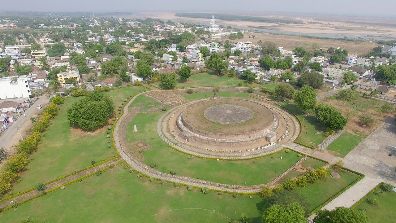 City view and urban roads in Guntur Andhra Pradesh