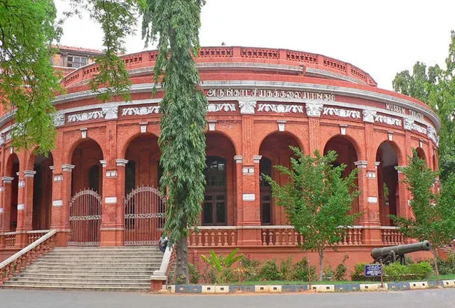 Government Museum Chennai building with colonial architecture