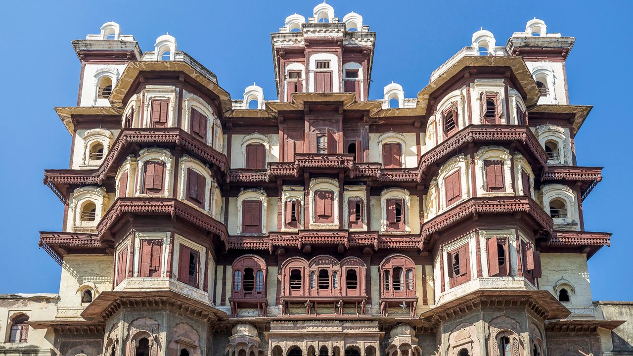 Rajwada Palace facade in central Indore