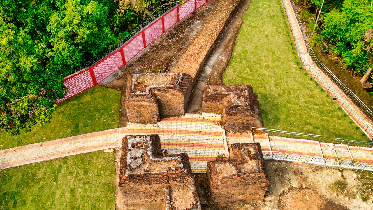 Ancient Ita Fort ruins in Itanagar