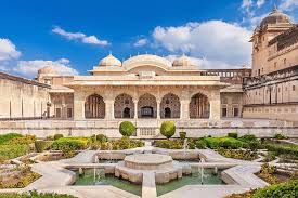 Amer Fort courtyard architecture in Jaipur