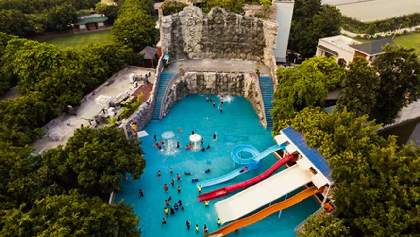 Wonderland amusement and water park area in Jalandhar
