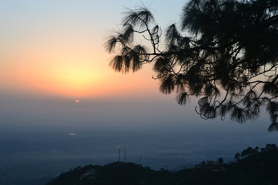 Sunset viewpoint in Kasauli hills