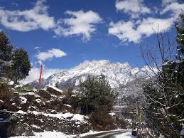 High altitude mountain landscape near Thangu and Lachen