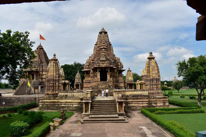 Khajuraho temple heritage view in Madhya Pradesh