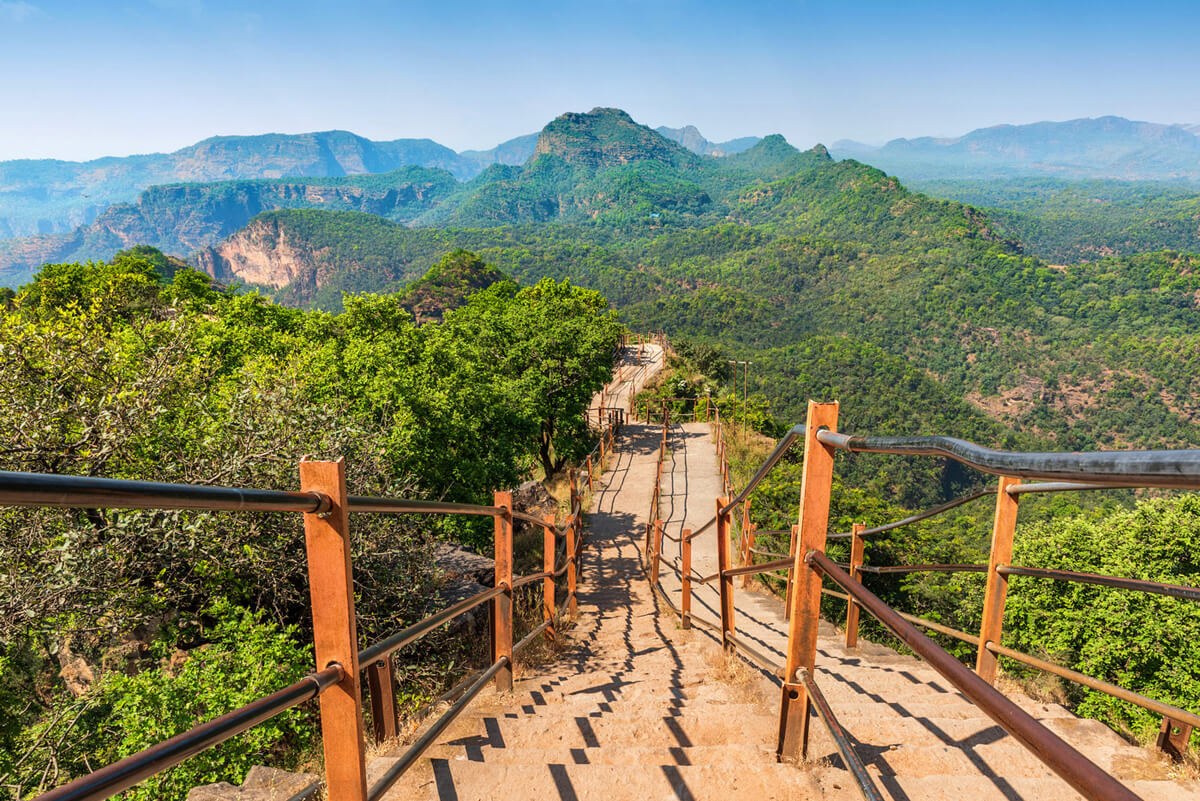 Pachmarhi hill station valley view in Madhya Pradesh