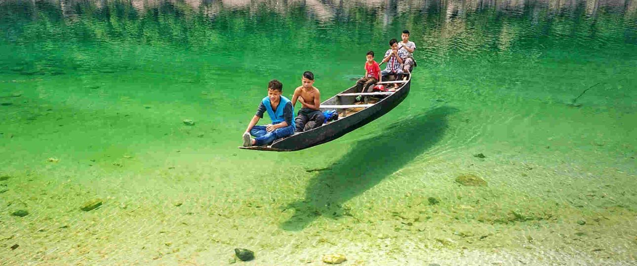 Dawki Umngot River crystal clear water