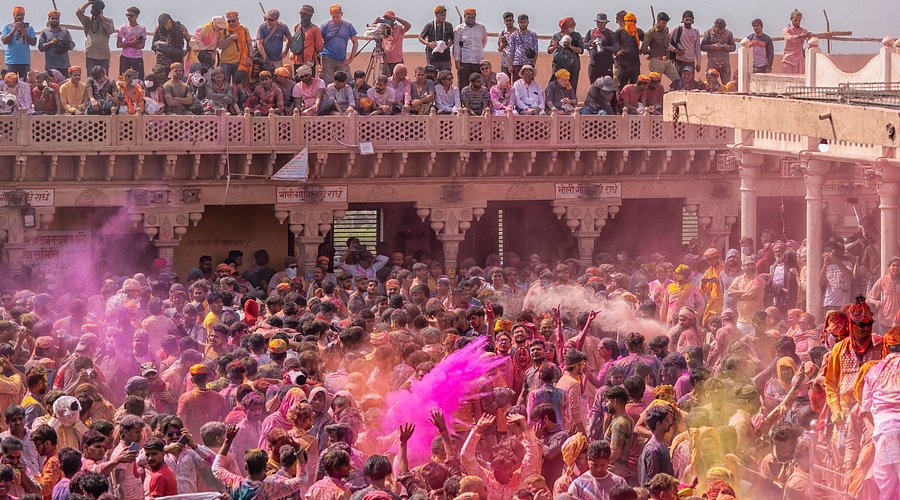 Nandgaon spiritual town overview with temple route planning context