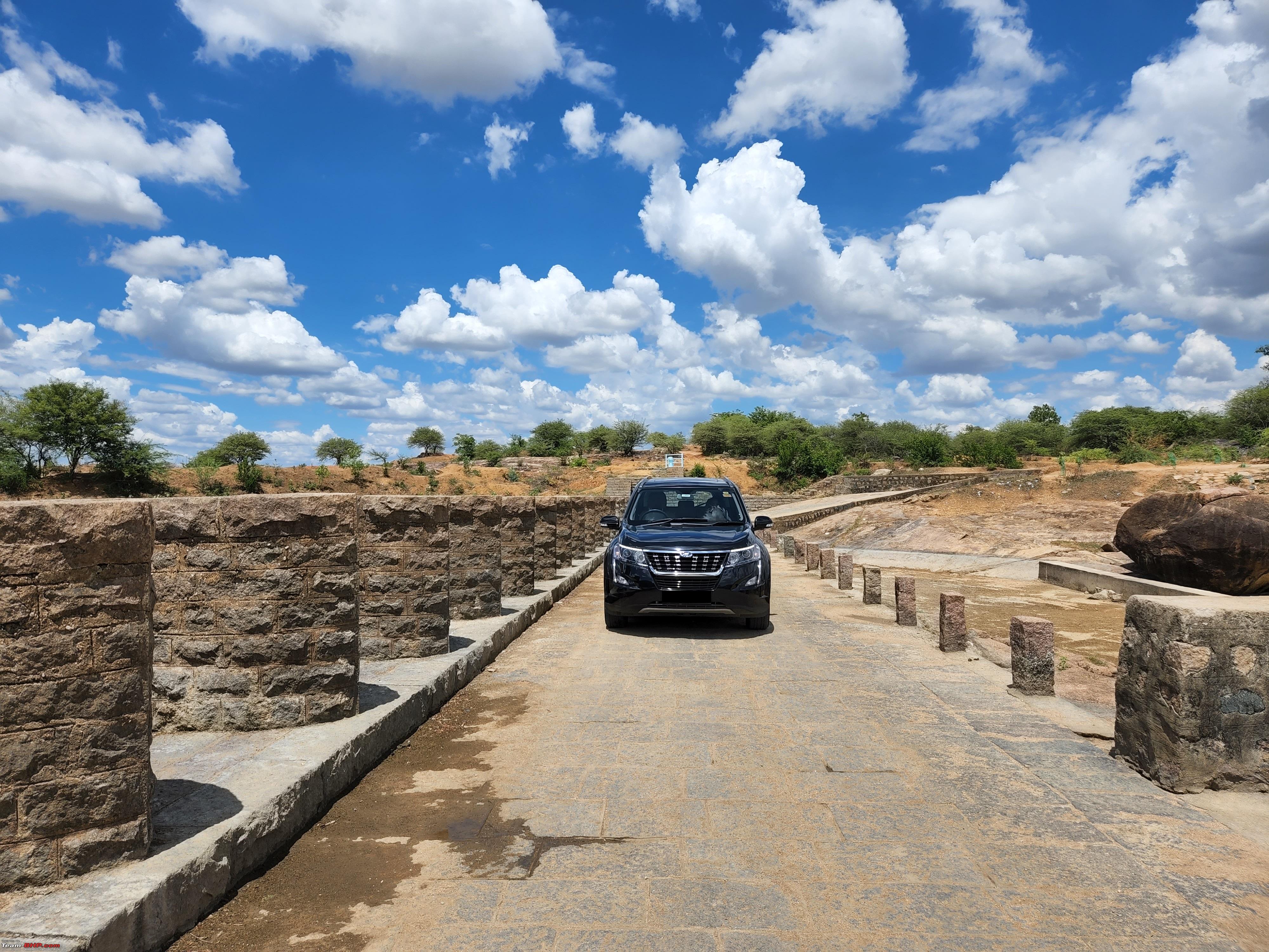 Weekend road trip route view from Hyderabad outskirts