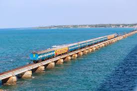 Coastal landscape near Rameshwaram in Tamil Nadu