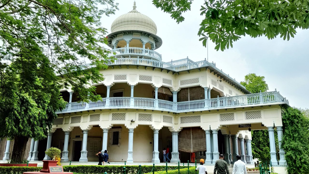 Anand Bhawan museum and heritage displays in Prayagraj