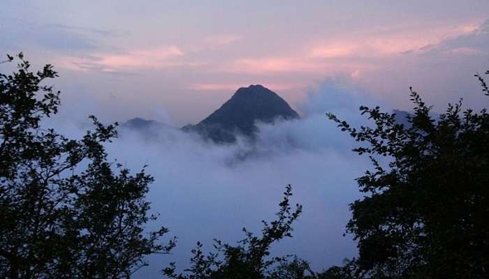 Green monsoon landscape in Mount Abu Rajasthan