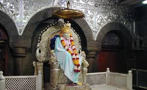 Evening devotional ambiance in Shirdi temple area