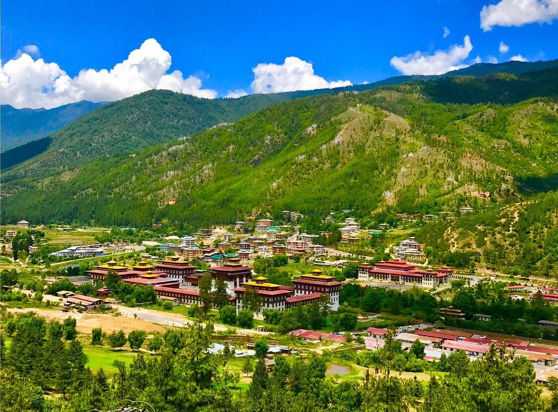 Panoramic view from Sangaygang View Point Thimphu