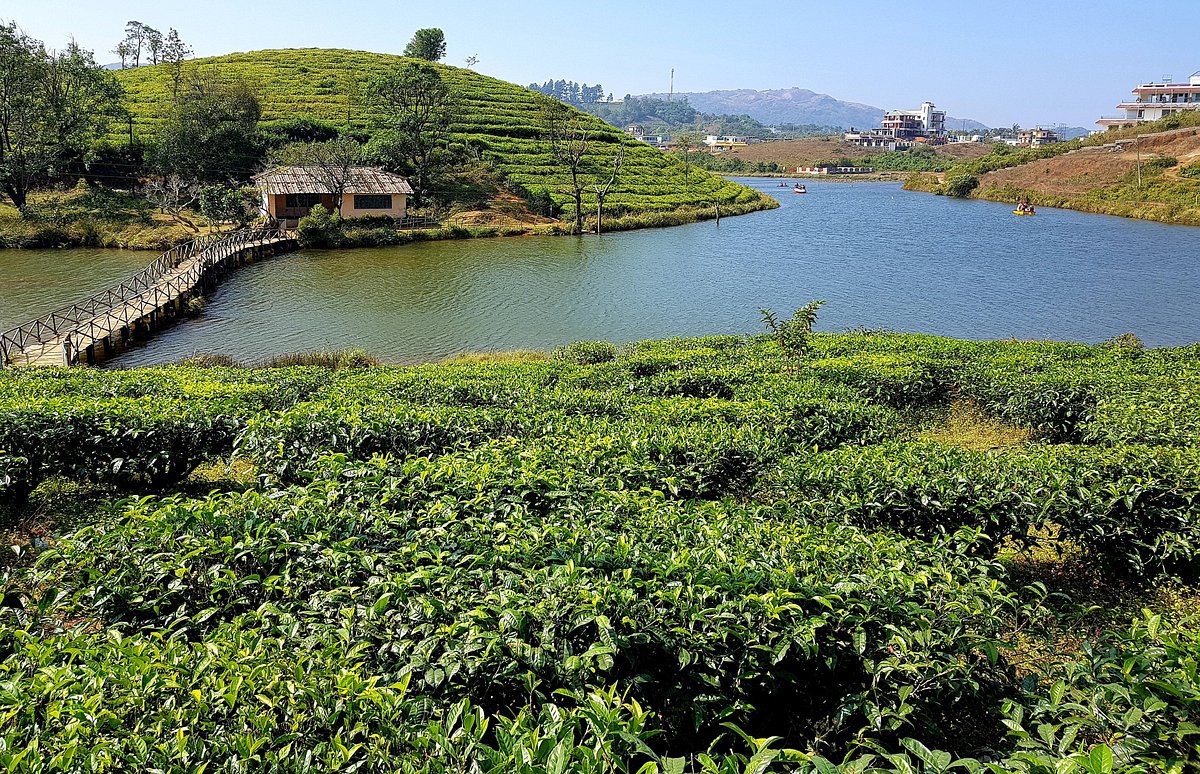 Vagamon Lake with green hills surrounding the serene waterbody